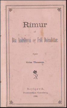 Rímur af Búa Andríðssyni og Fríði Dofradóttur # 51670