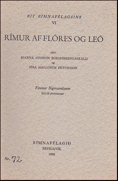Rímur af Flóres og Leó # 51862