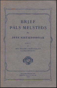 Brjef Páls Melsteð til Jóns Sigurðssonar # 72285