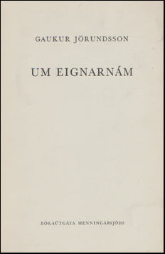 Um eignarnám # 85846