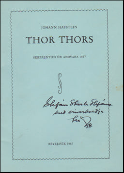 Thor Thors # 52033