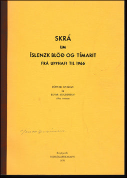 Skrá um íslenzk blöð og tímarit frá upphafi til 1966 # 52432