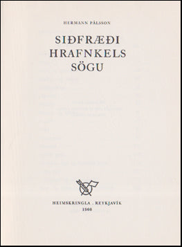 Siðfræði Hrafnkels sögu # 52837