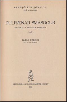 Dulrænar smásögur I - II # 52840
