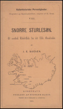Snorre Sturlesøn. Et nordisk tidsbillede # 52988