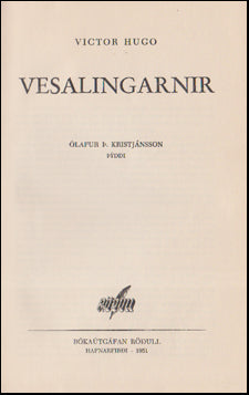Vesalingarnir # 86692