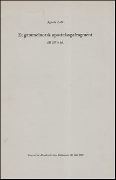 Et gammelnorsk apostelsagafragment # 53258