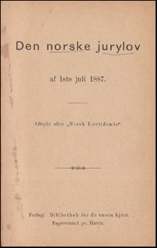 Den norske jurylov # 53322