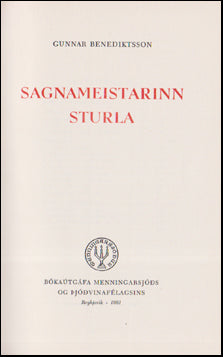 Sagnameistarinn Sturla # 53501