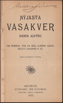 Nýjasta vasakver handa alþýðu # 53521