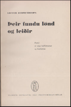 Þeir fundu lönd og leiðir # 53542