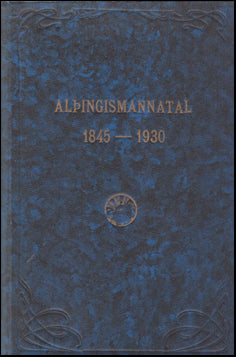 Alþingismannatal 1845 - 1930 # 53690