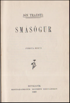 Smásögur I-II # 53807