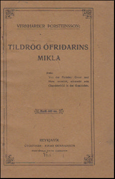 Tildrög ófriðarins mikla # 53822