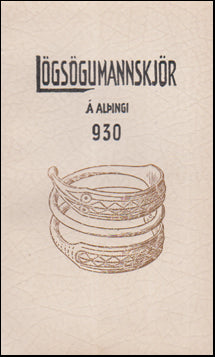 Lögsögumannskjör á Þingvelli 930 # 53840
