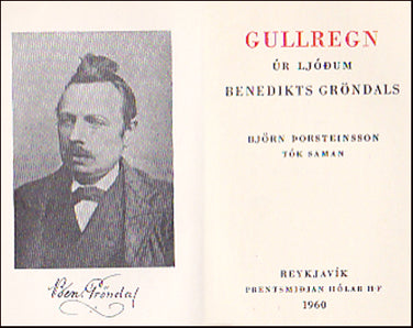 Gullregn úr ljóðum Benedikts Gröndals # 84177