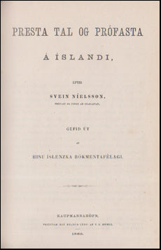 Presta tal og prófasta á Íslandi # 53891