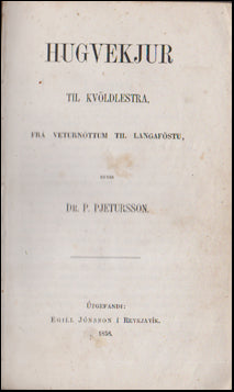 Hugvekjur til kvöldlestra # 83058