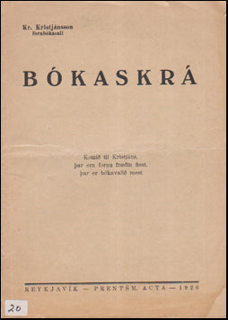 Bókaskrá # 53996