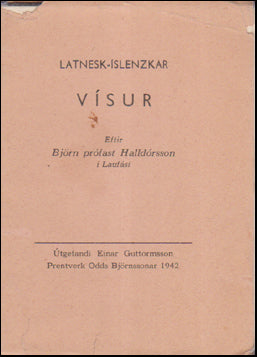 Latnesk-íslenskar vísur # 54020