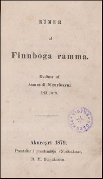 Rímur af Finnboga ramma # 54070
