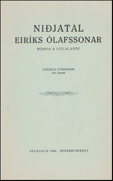 Niðjatal Eiríks Ólafssonar # 54088