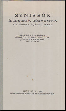 Sýnisbók íslenzkra bókmennta til miðrar átjándu aldar # 54141