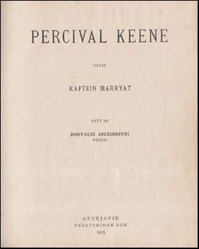 Percival Keene # 54195