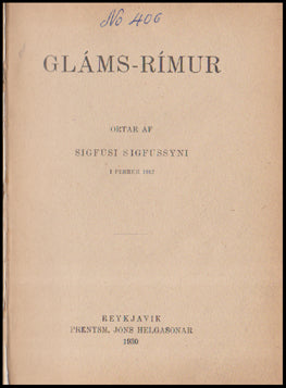 Gláms-rímur # 54355