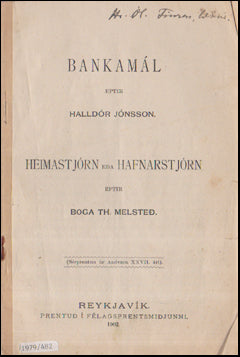 Bankamálin - Heimastjórn eða Hafnarstjórn # 54663