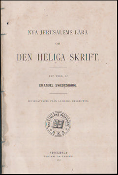 Nya Jerusalems lära om den Helige Skrift # 54673