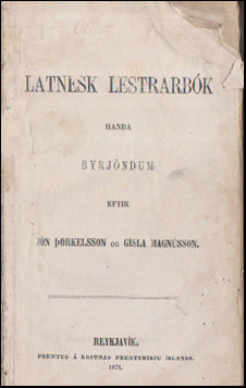 Latnesk lestrarbók handa byrjöndum # 54675