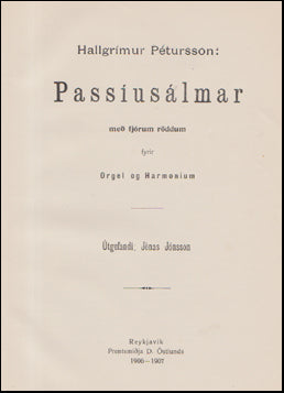 Passíusálmar # 54752