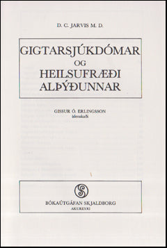Gigtarsjúkdómar og heilsufræði alþýðunnar # 54820