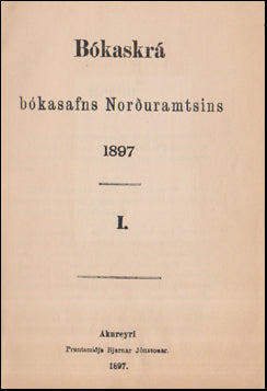 Bókaskrá bókasafns Norðuramtsins # 55068