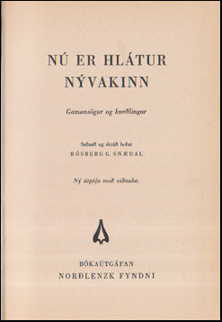 Nú er hlátur nývakinn # 55378