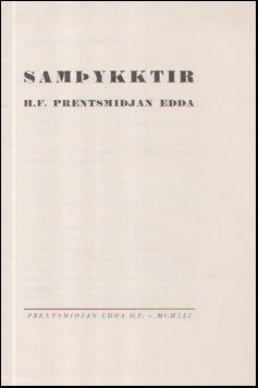 Samþykktir H.F. Prentsmiðjan Edda # 55428