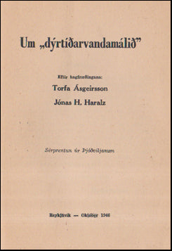 Um "dýrtíðarvandamálið" # 55435