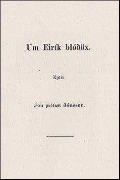 Um Eirík blóðöx # 59649