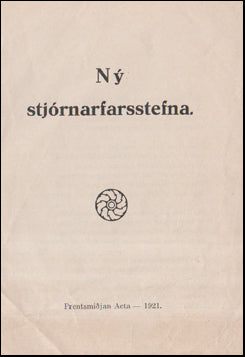 Ný stjórnarfarsstefna # 55493