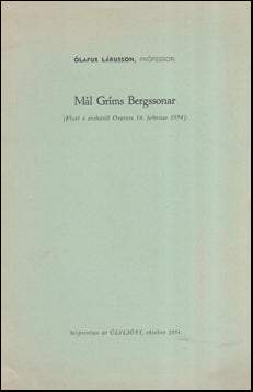 Mál Gríms Bergssonar # 55495