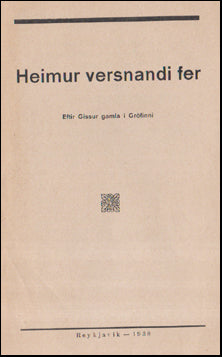 Heimur versnandi fer # 55502