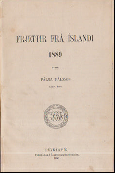 Frjettir frá Íslandi 1889-1890 # 55640