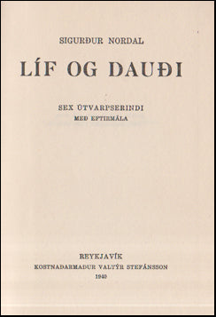 Líf og dauði # 55785