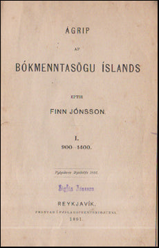 Ágrip af bókmenntasögu Íslands I-II # 55821