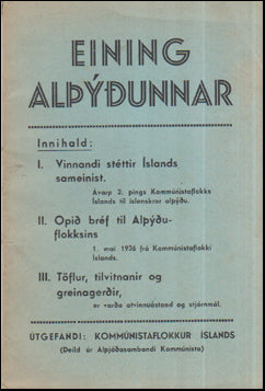 Eining alþýðunnar # 8190