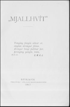 Mjallhvít # 55914