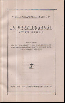Um verzlunarmál # 55994