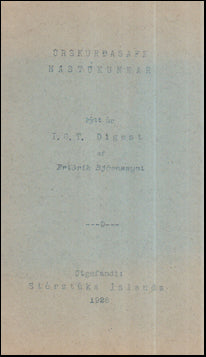 Úrskurðasafn Hástúkunnar # 56061