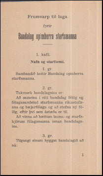 Frumvarp til laga fyrir Bandalag opinberra starfsmanna # 56633